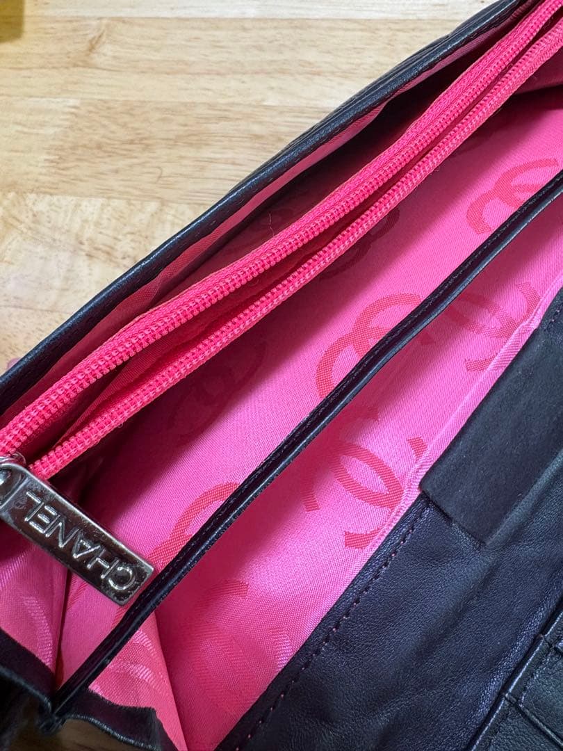 シャネル　カンボンライン　長財布