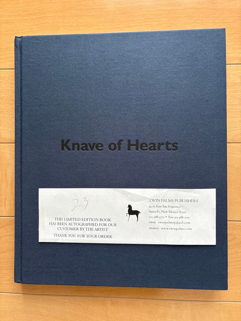 DANNY LYON KNAVE OF HEARTS 限定函入りサイン写真集