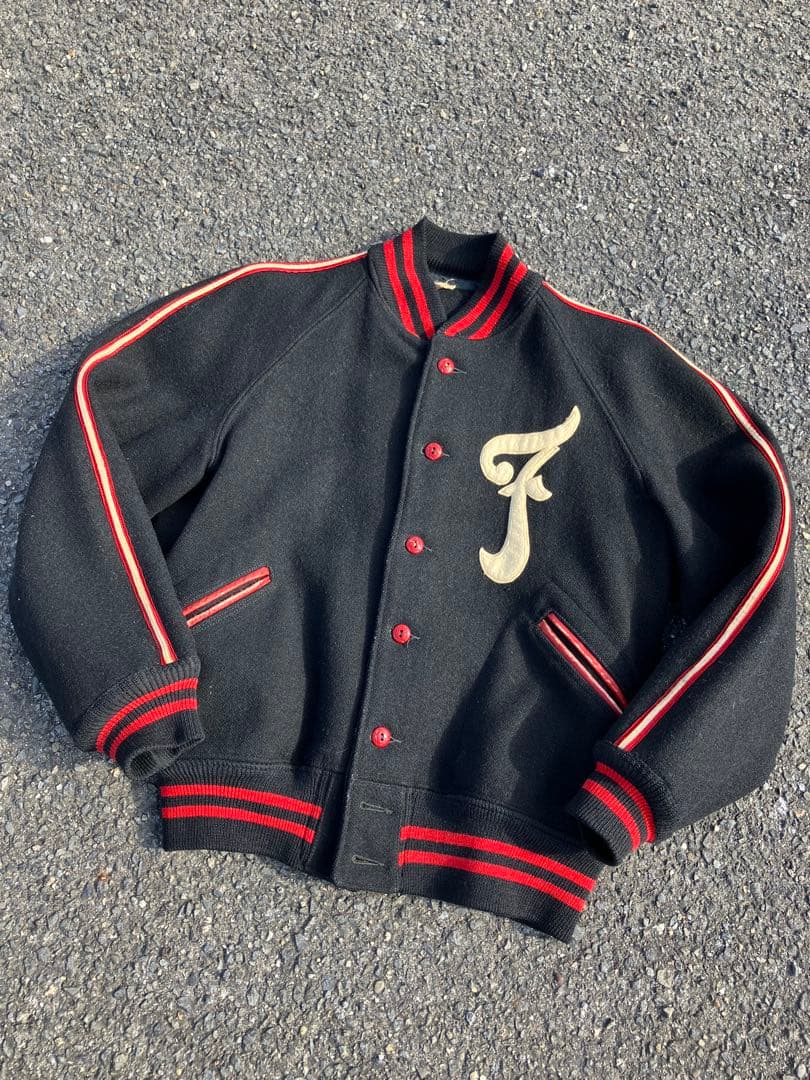 Minnesota WOOLEN 40s ヴィンテージ ボタスタ　バーシティ