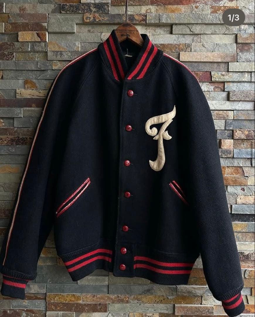 Minnesota WOOLEN 40s ヴィンテージ ボタスタ　バーシティ