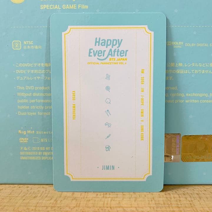 BTS happy ever after ジミン　公式トレカ