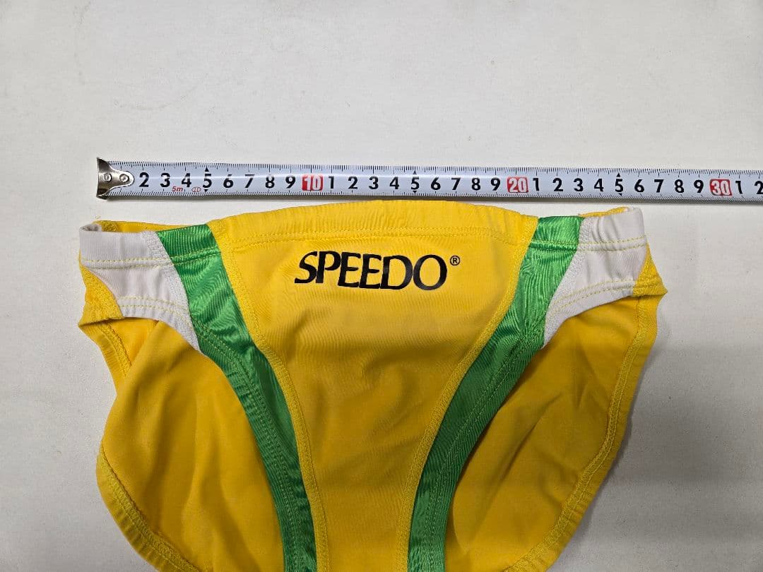 SPEEDO 競泳水着 JaspoLサイズ イエロー/グリーン