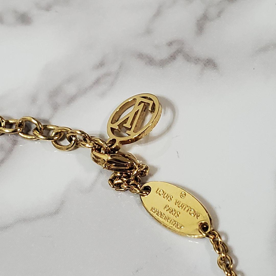 【美品】LOUIS VUITTON ルイヴィトン ネックレス LVアイコニック