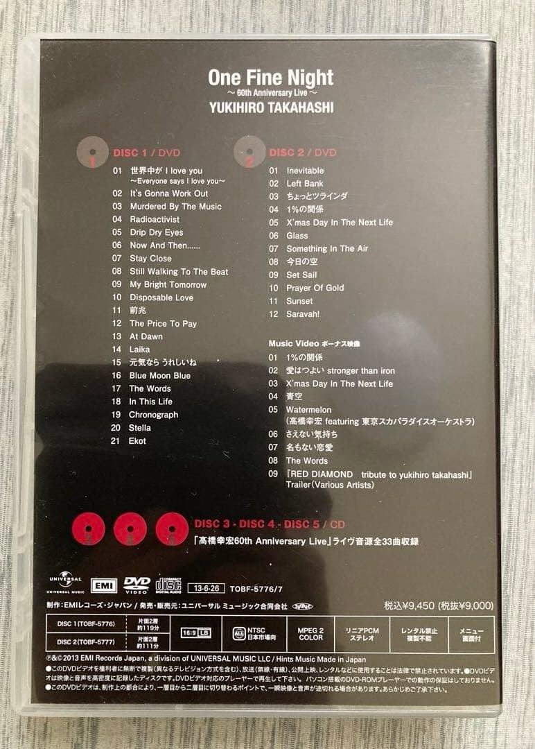 高橋幸宏One Fine Night 60th Anniversary Live