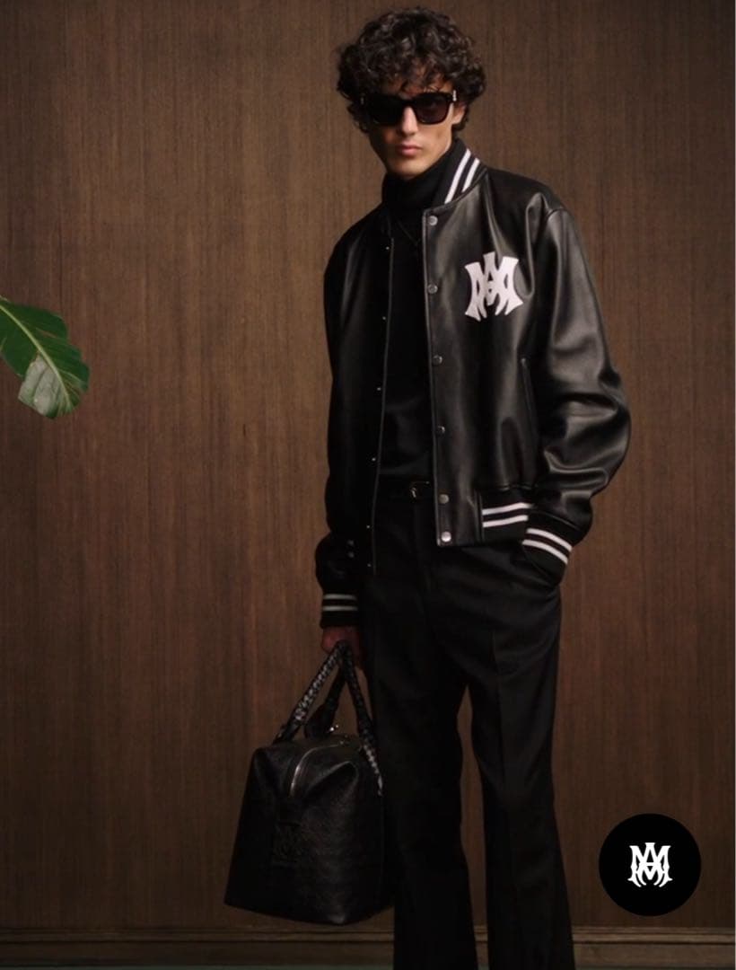 AMIRI MA QUAD レザーダッフルバッグ（ブラック）