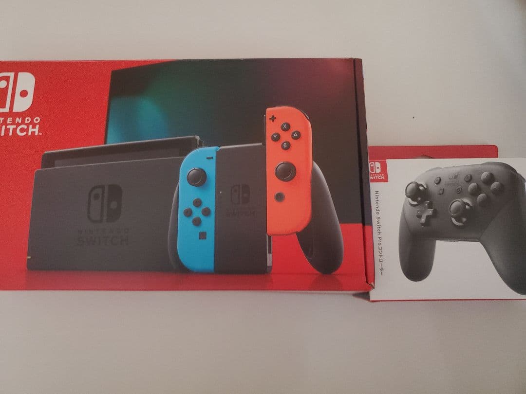 Nintendo Switch バッテリー強化版+Proコントローラー+ソフト