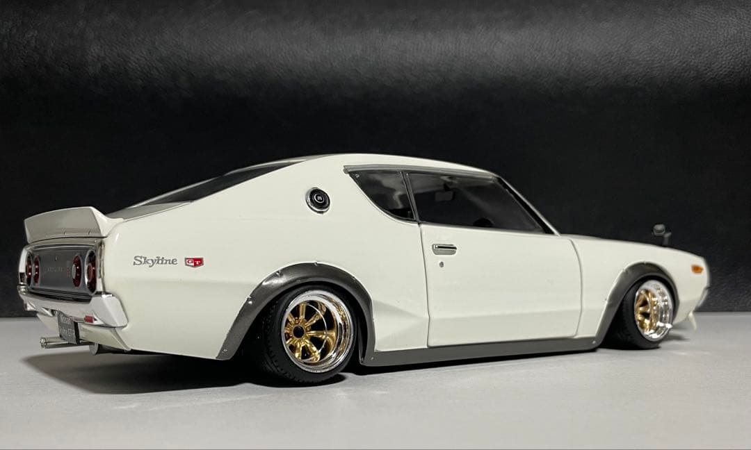 1/24 アシェット 国産名車 スカイライン GT-R ケンメリ改 カスタム