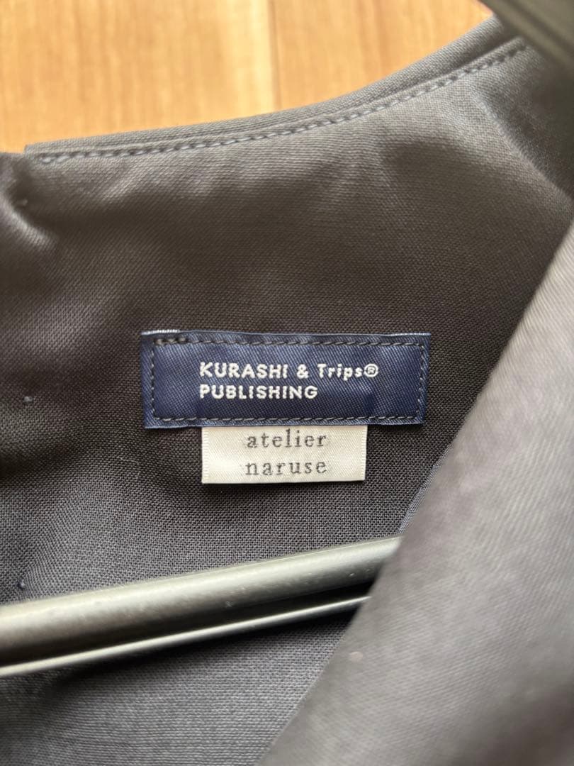 北欧、暮らしの道具店　atelier naruse 黒 ワンピース　フォーマル