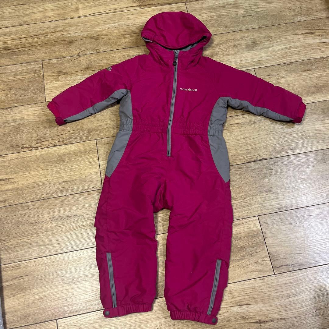 mont-bell 子ども用スキーウェア 110 つなぎ
