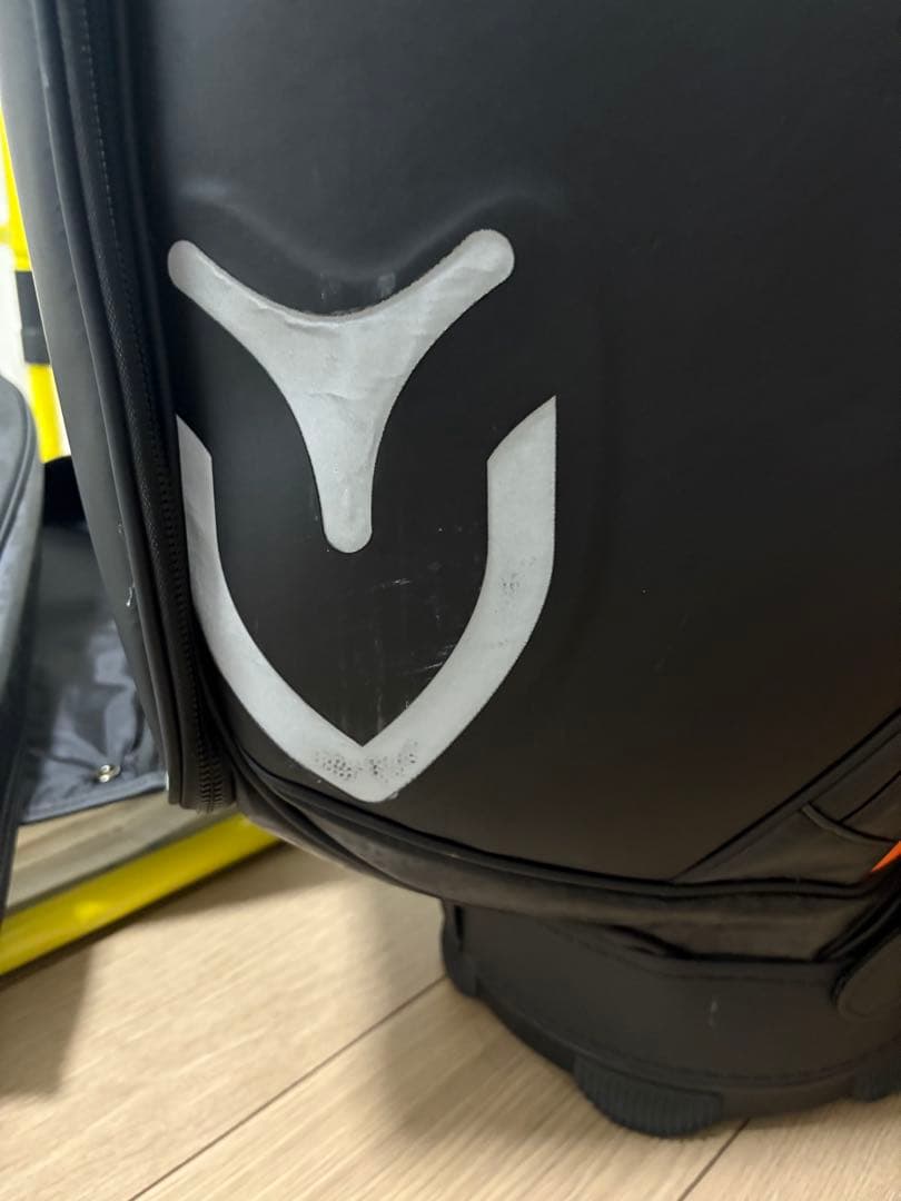 Vessel キャディバッグ 901-02 ホワイト/ブラック/オレンジ