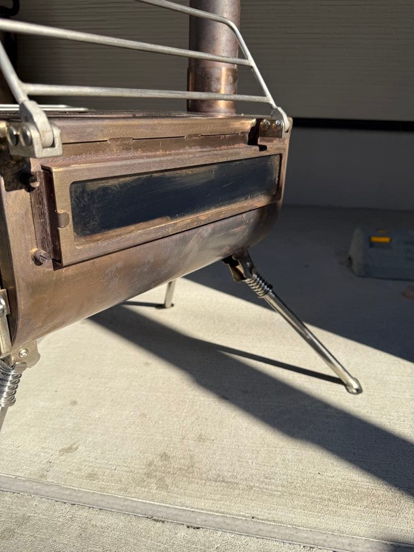 【テンマク】ウッドストーブサイドヴューＭサイズ ケース付き