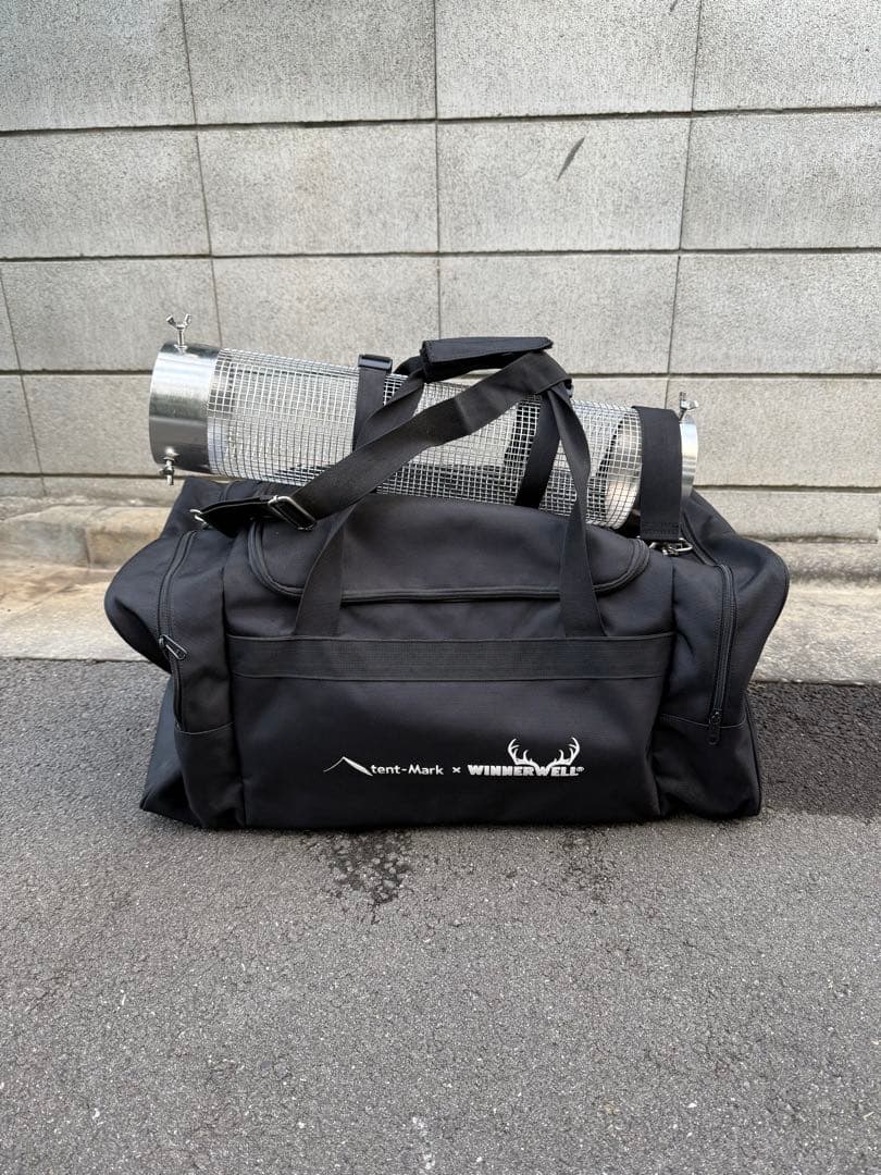 【テンマク】ウッドストーブサイドヴューＭサイズ ケース付き