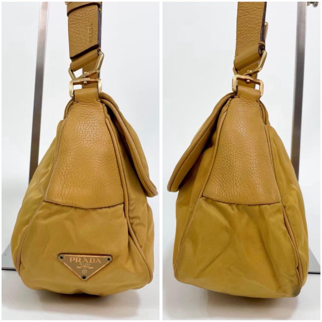 【正規品】プラダ PRADA ショルダーバッグ ギャラカード ナイロン 三角ロゴ