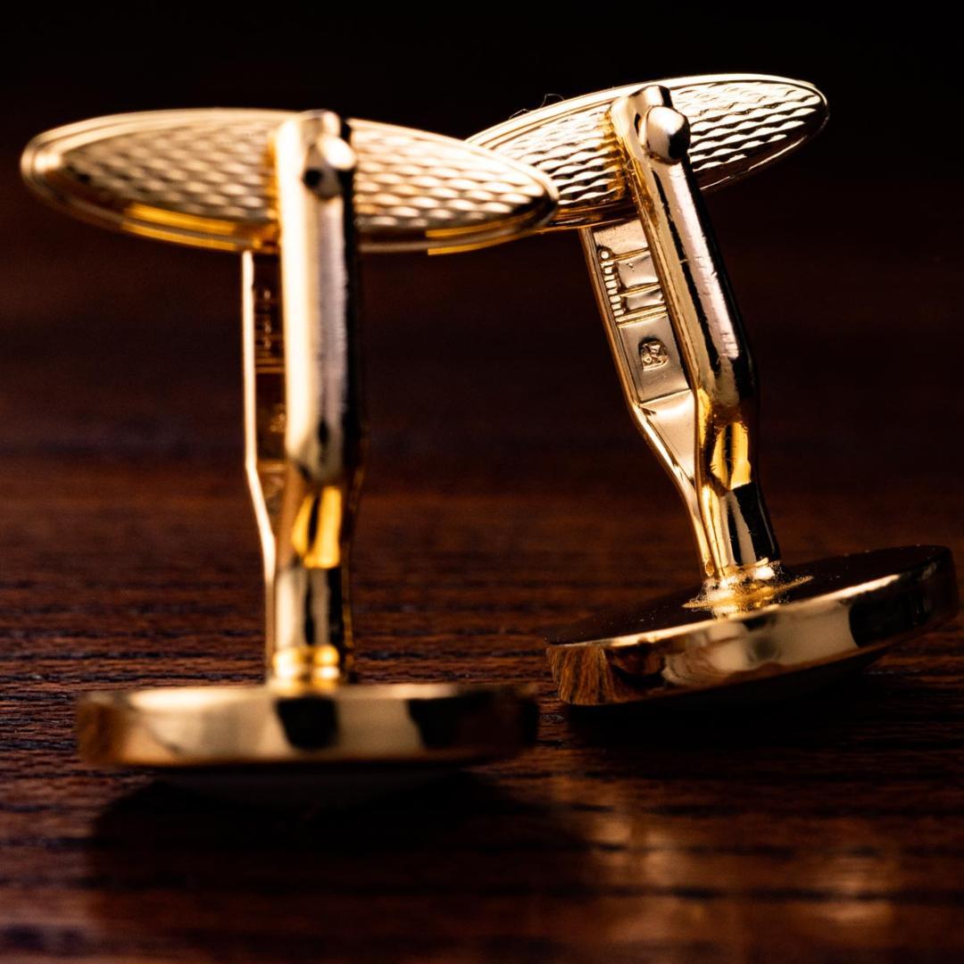 P.M☆9 Dunhill ダンヒル 大切な日の為の白蝶貝 カフリンクス