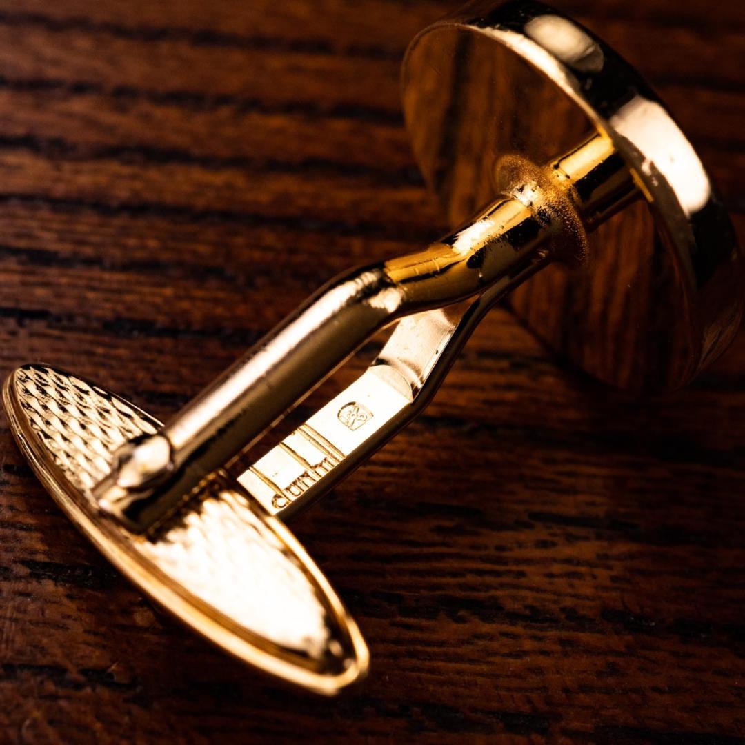 P.M☆9 Dunhill ダンヒル 大切な日の為の白蝶貝 カフリンクス