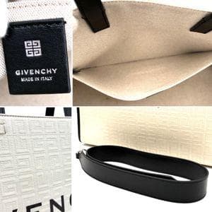 美品 ジバンシー 2way Gトート ミディアム ロゴ モノグラム アイボリー