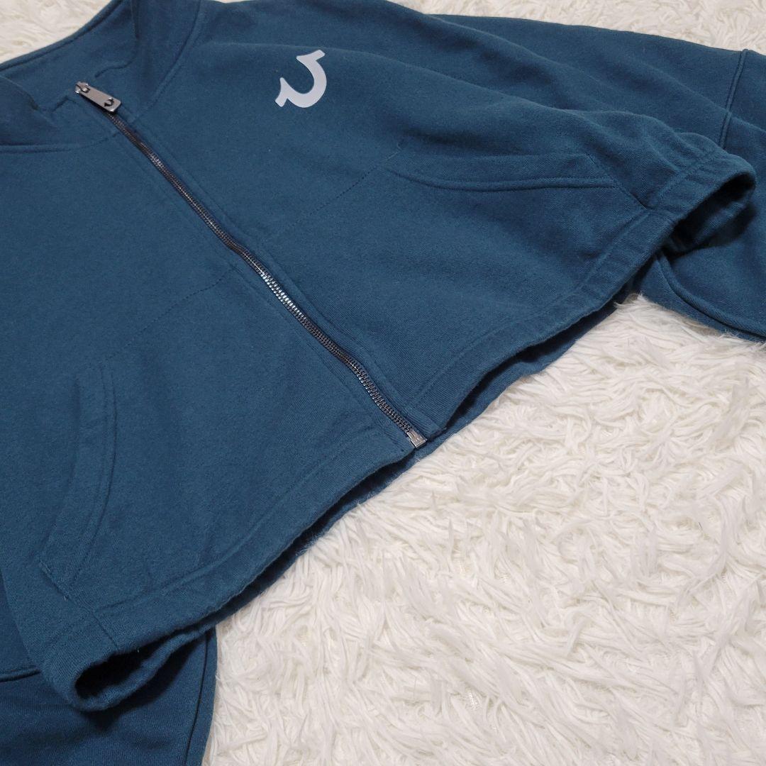 希少☆トゥルーレリジョン　セットアップ　ひ　バックロゴ　ショート丈　ジップアップ
