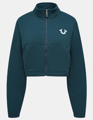 希少☆トゥルーレリジョン　セットアップ　ひ　バックロゴ　ショート丈　ジップアップ