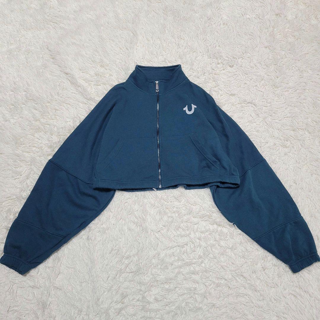 希少☆トゥルーレリジョン　セットアップ　ひ　バックロゴ　ショート丈　ジップアップ