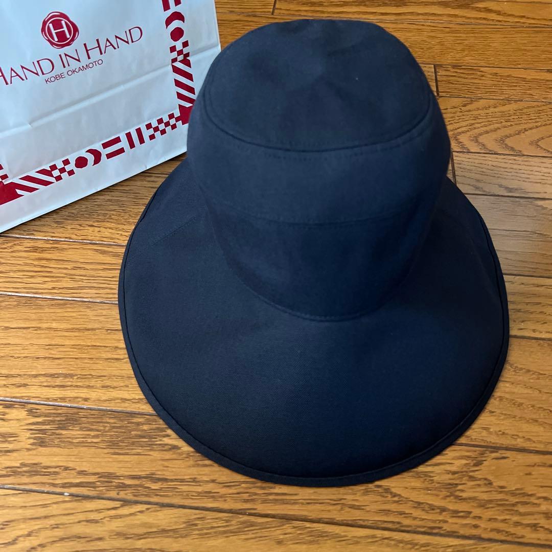 サンバリア100 ナチュラルハット ネイビー Mサイズ