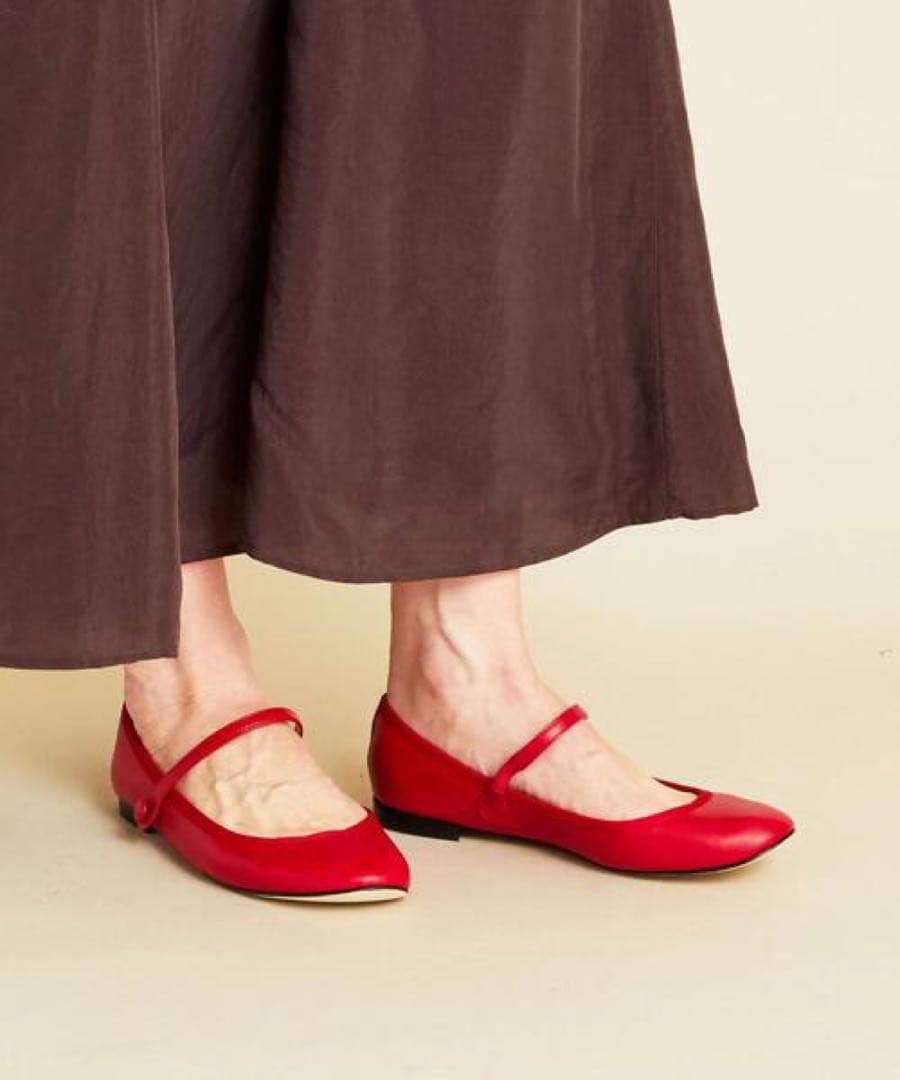 レペット repetto レザー メリージェーン レッド 36 新品未使用