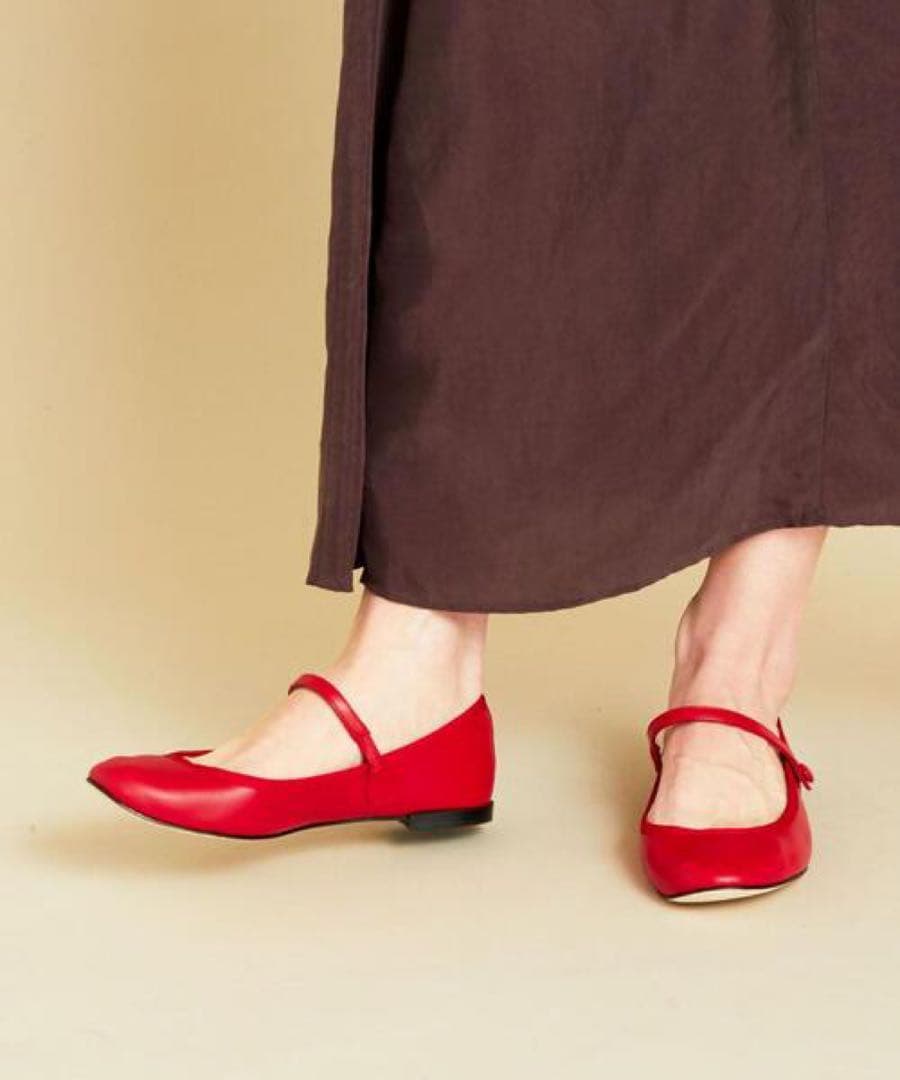 レペット repetto レザー メリージェーン レッド 36 新品未使用