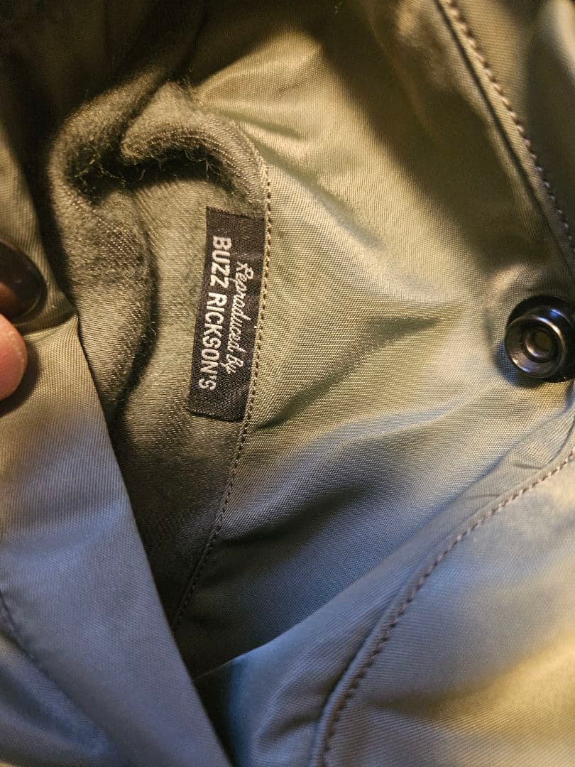 バズリクソンズ　実名復刻　MA-1 初期型フライトジャケット　Mサイズ