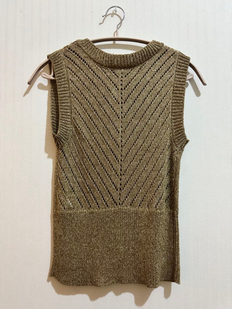 トップス Eaphi / TAPE EMBROIDERY MIX KNIT