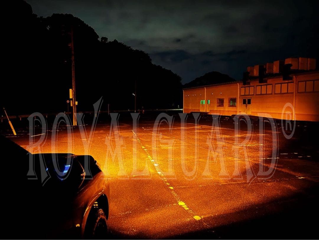 アンバー LEDフォグ ロイヤルガード零 H8 H11 H16 HB4