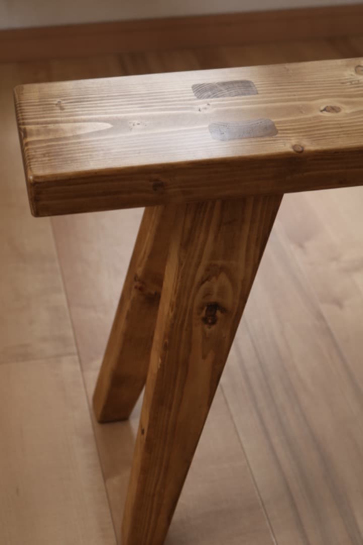 〆1/31 WHITE_WOOD_BENCH #1