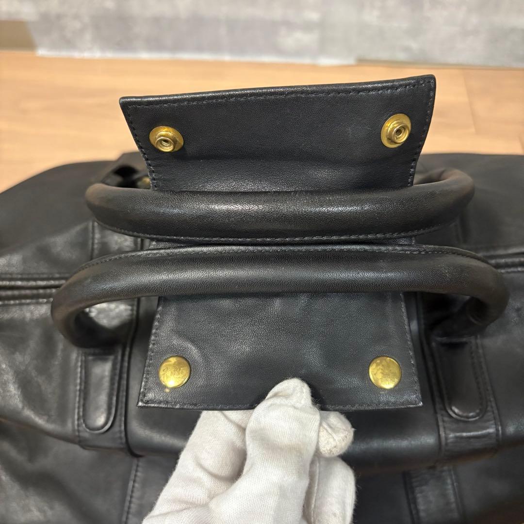 オールドコーチ COACH 【0502】 レザー ボストンバッグ ドイツホック