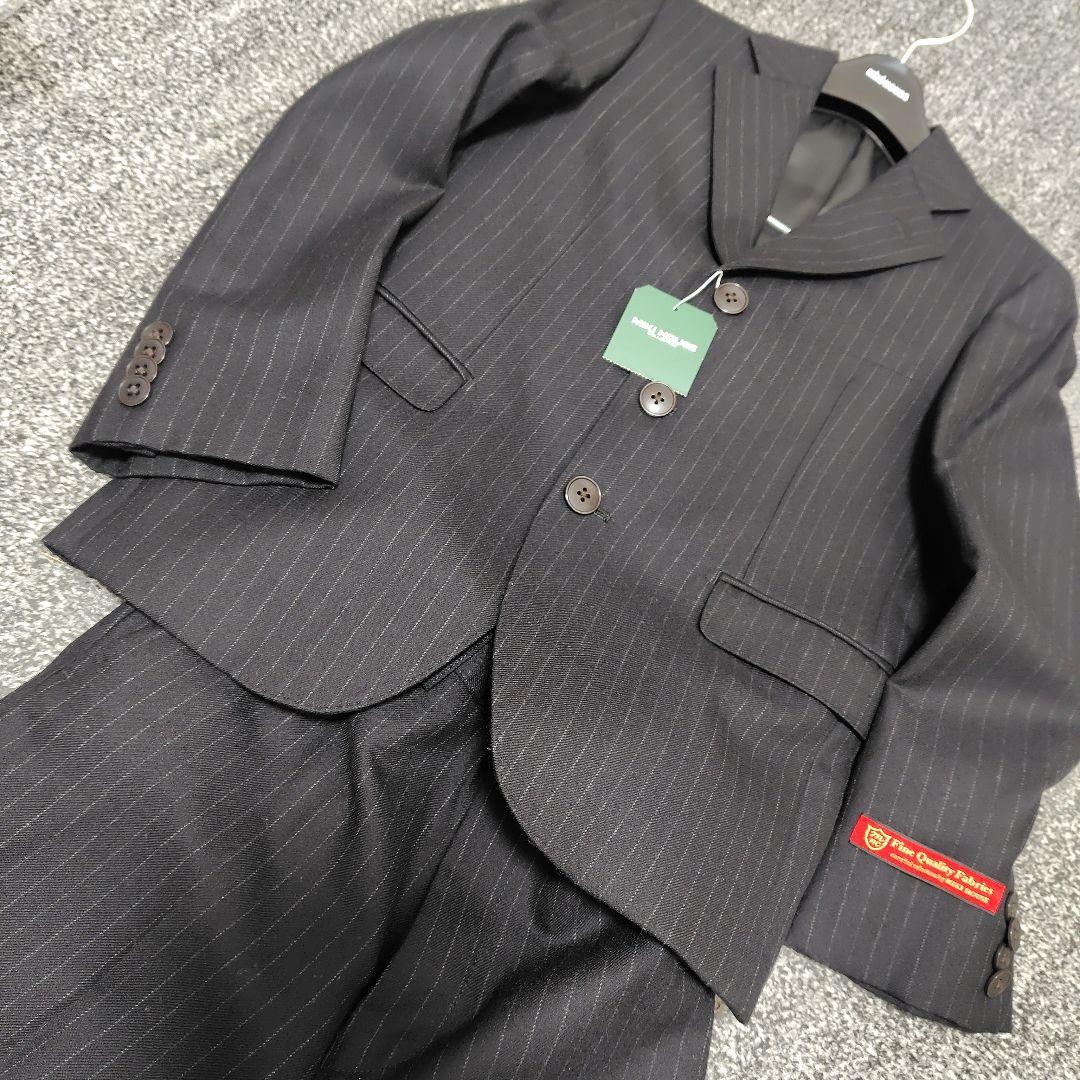 新品＆一度着用　ミキハウスコレクション ストライプスーツ 130　120