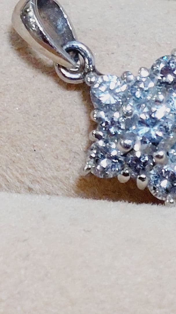 夜まで大大赤字PT900 ダイヤ0.50ペンダントトップ