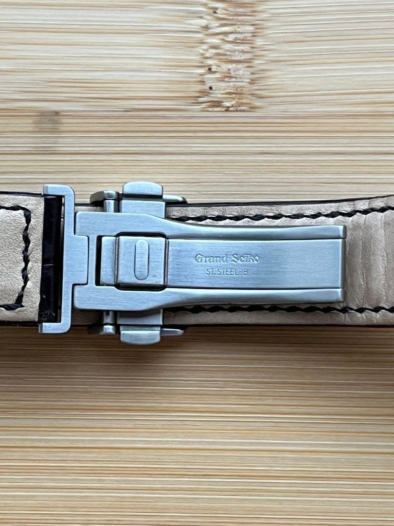 グランドセイコー　純正　本革ベルト　Dバックル