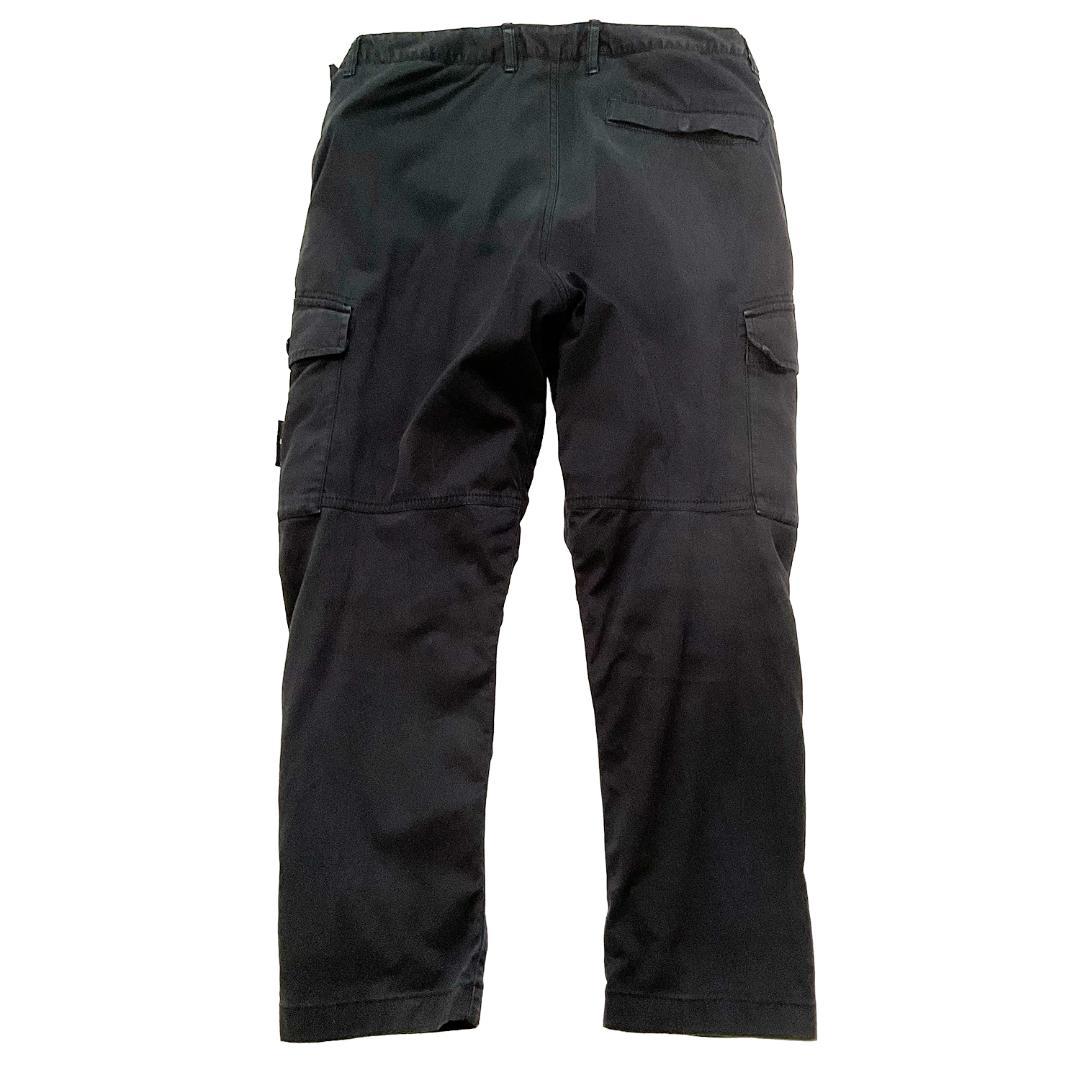 STONE  ストーンアイランド コットンカーゴパンツ 黒 W31