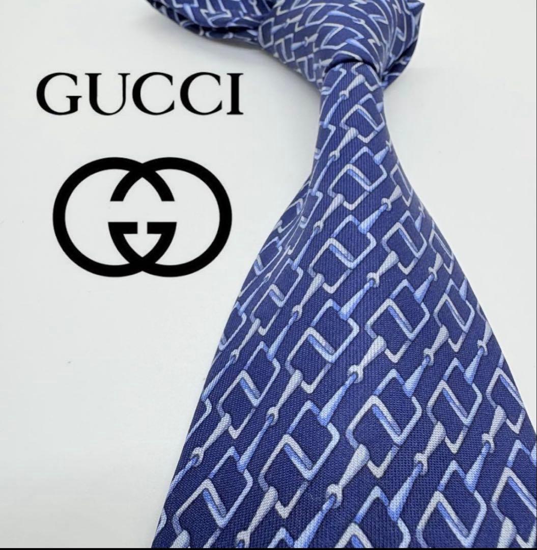 【美品】HERMES/エルメス　ネクタイ　総柄