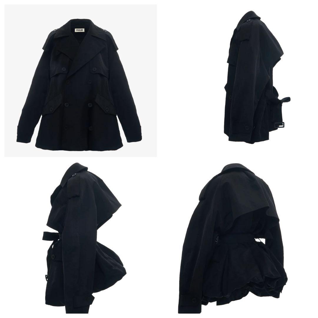 POOLDE Contoured Mini TrenchブラックFサイズ新品