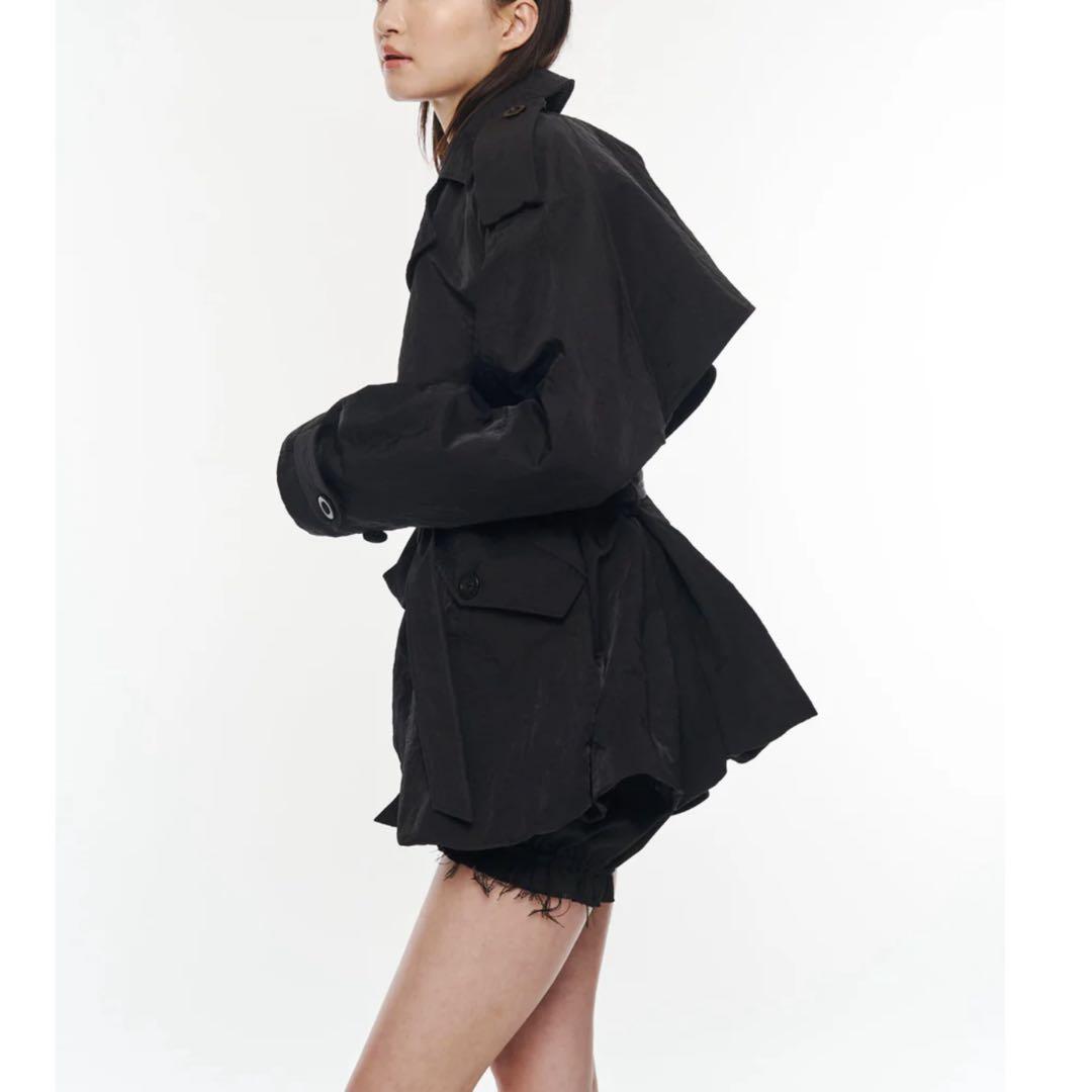 POOLDE Contoured Mini TrenchブラックFサイズ新品