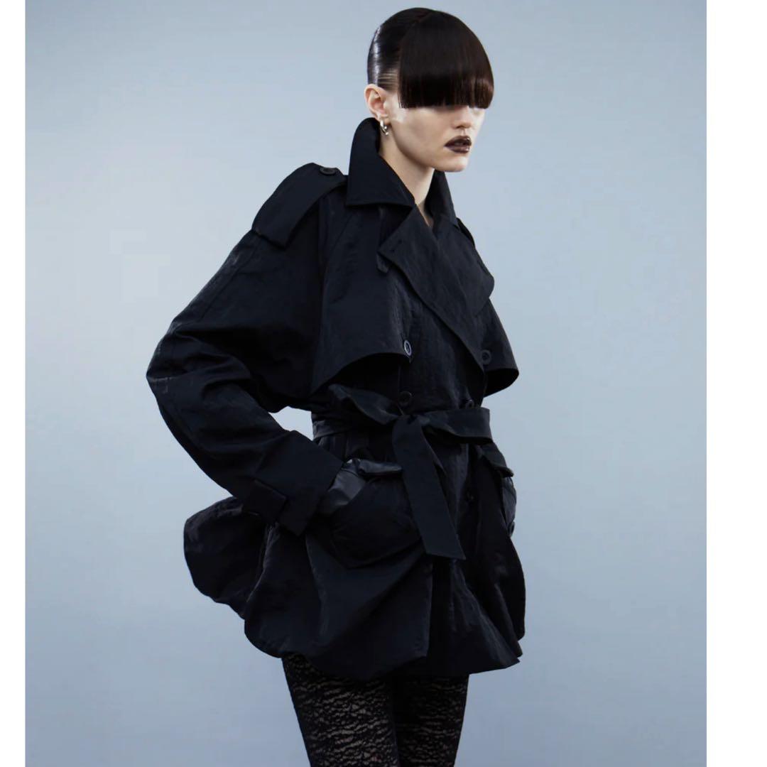 POOLDE Contoured Mini TrenchブラックFサイズ新品