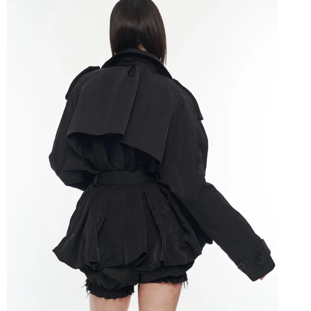 POOLDE Contoured Mini TrenchブラックFサイズ新品