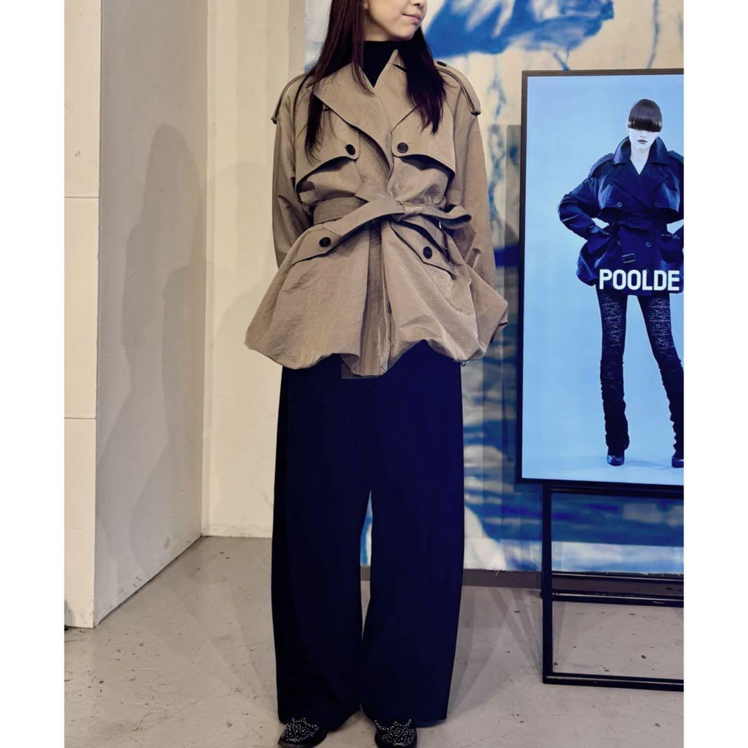 POOLDE Contoured Mini TrenchブラックFサイズ新品