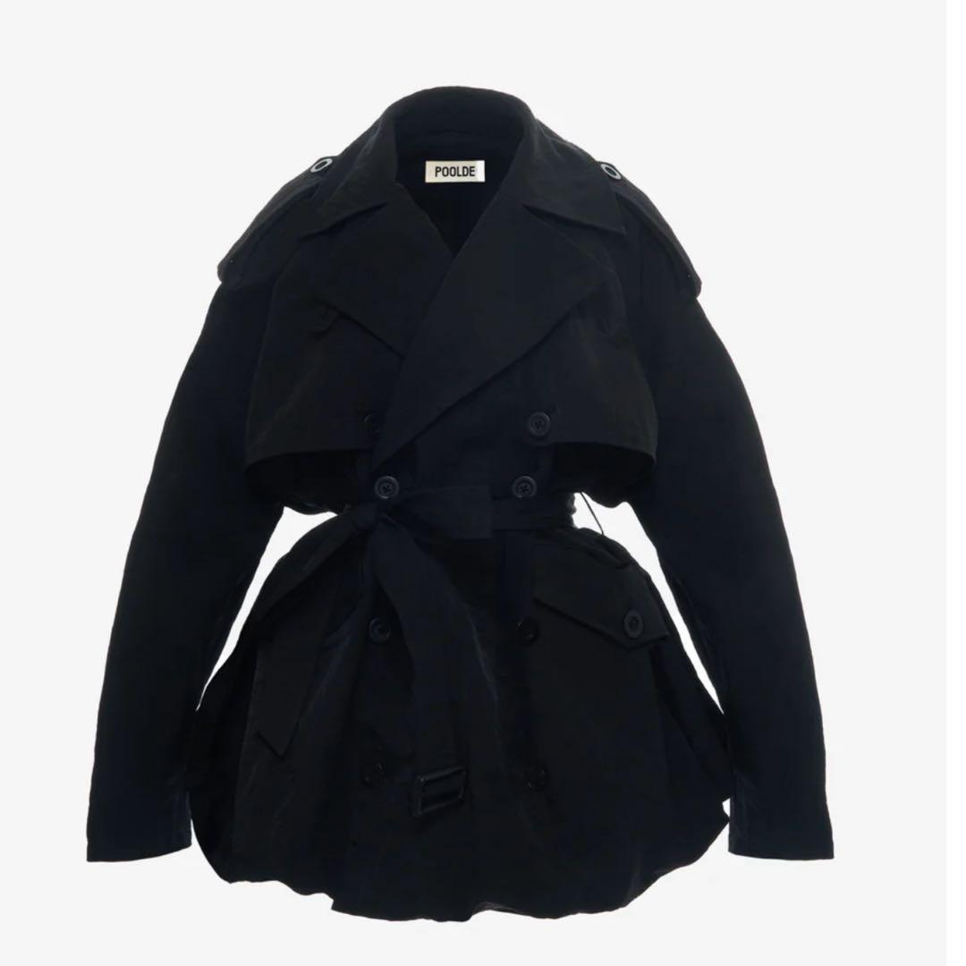 POOLDE Contoured Mini TrenchブラックFサイズ新品