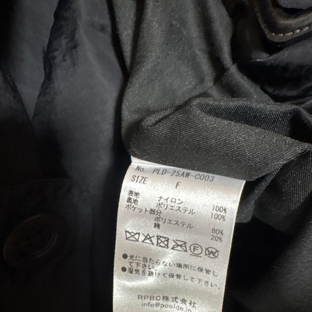 POOLDE Contoured Mini TrenchブラックFサイズ新品