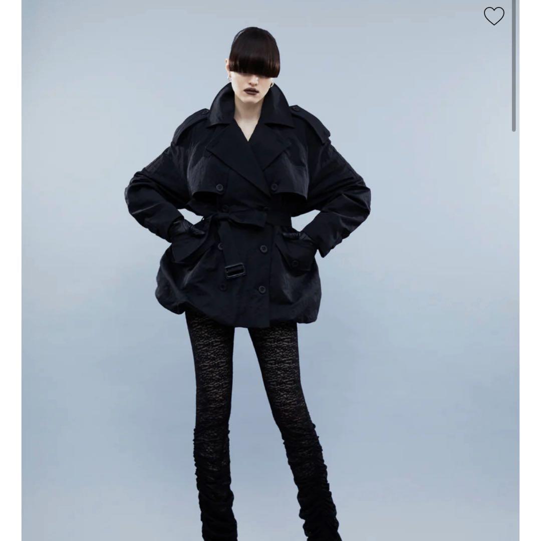 POOLDE Contoured Mini TrenchブラックFサイズ新品