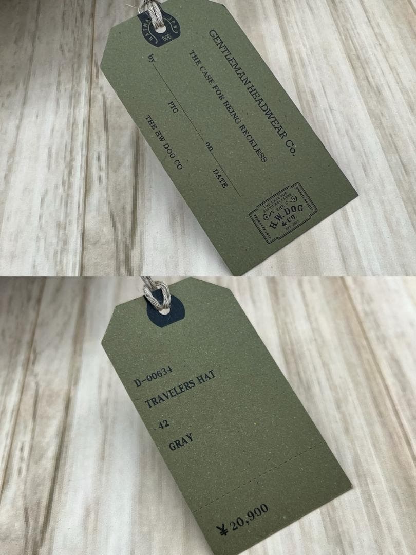 THE H.W.DOG&CO. TRAVELERS メリノウール ハット