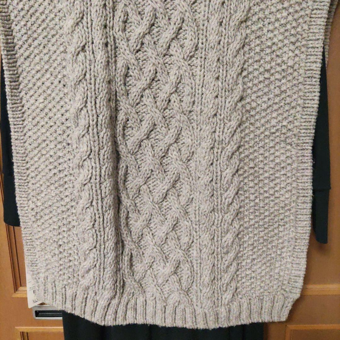 NESTROBEペルーハンドニットベスト アラン鹿の子