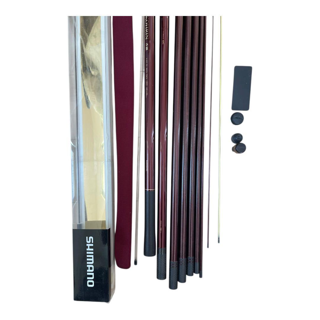 シマノ 香鱗 H2.5 85-90 ZE オールラウンドモデル鮎竿 替穂先付き