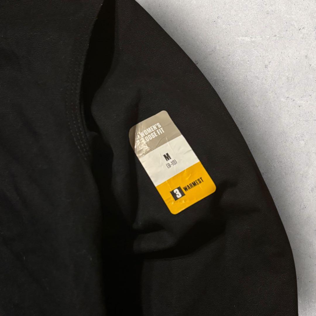 【カーハート】アクティブジャケット　黒 レディースS ~M相当　美品　i