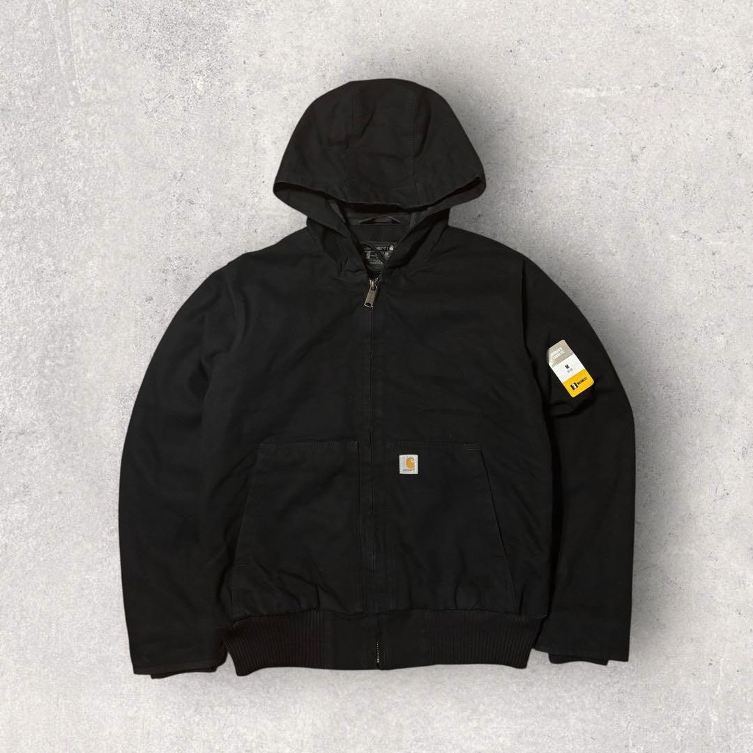 【カーハート】アクティブジャケット　黒 レディースS ~M相当　美品　i