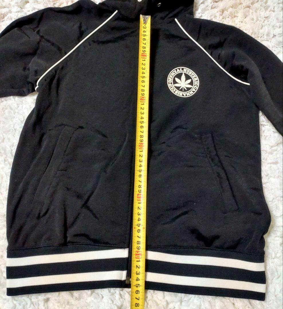 HYSTERIC GLAMOUR ブラック フルジップパーカー